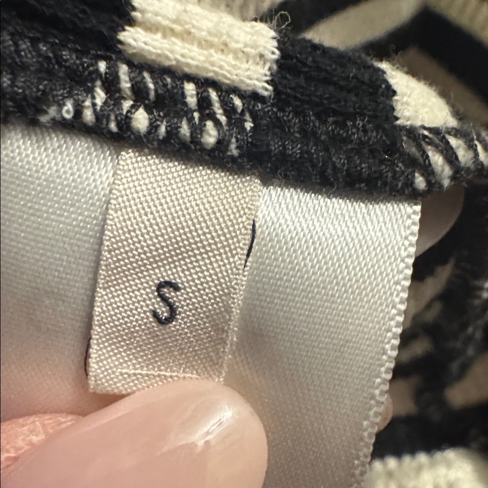 Celine Mariniere White Black Striped Ribbed Cotton Jersey Knit Tank Top size S - Picture 14 of 14